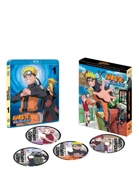 Naruto Shippuden Box 1 (reedición Sin Caja Contenedora) Bluray