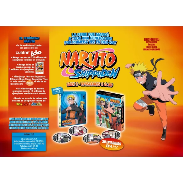 Naruto Shippuden Box 1 (reedición Sin...