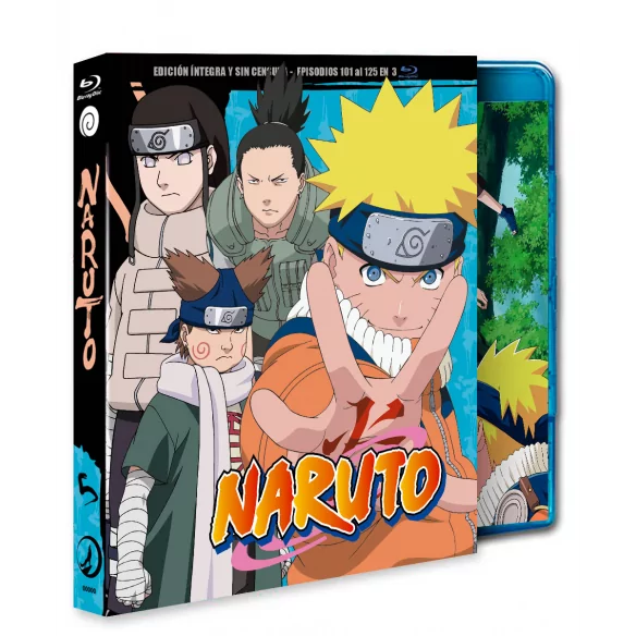 Naruto Box 5 Episodios 101 A 125 Bd