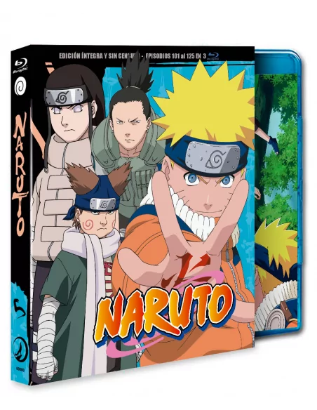 Naruto Box 5 Episodios 101 A 125 Bd