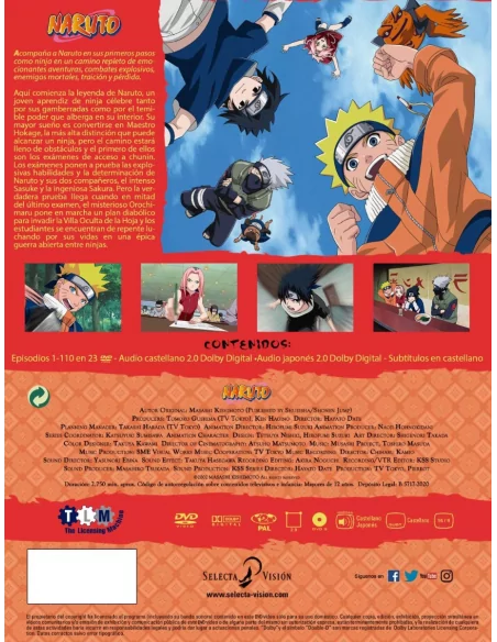 Naruto Serie Completa En Dvd