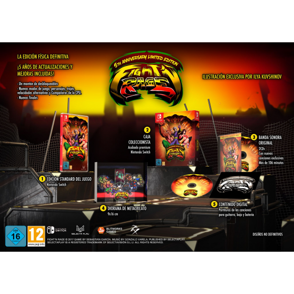 Fight'n Rage Edición Limitada 5º...