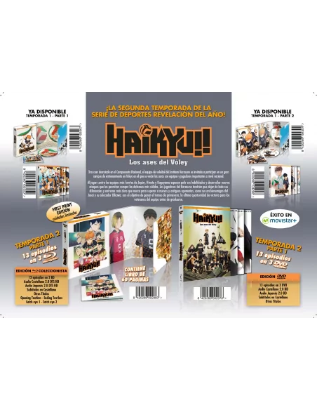 Haikyu!! Temporada 1 A 4 Blu-ray