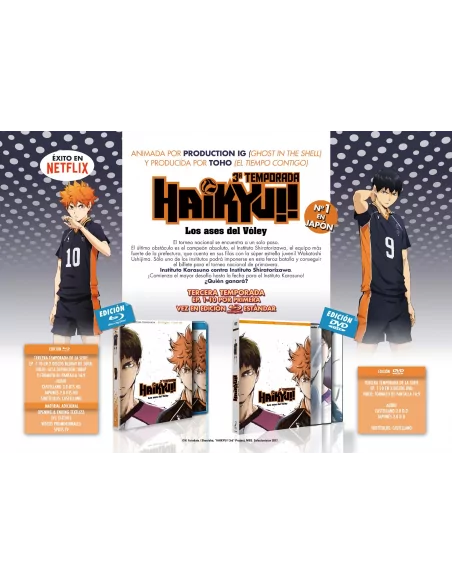 Haikyu!! Temporada 1 A 4 Blu-ray