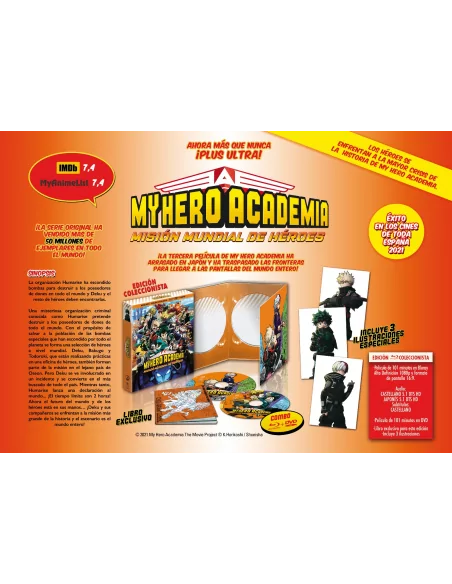 My Hero Academia: Misión Mundial De Héroes Coleccionista + Figura