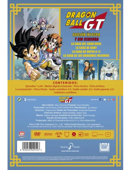 Dragon Ball Todas Las Series Completas Dvd