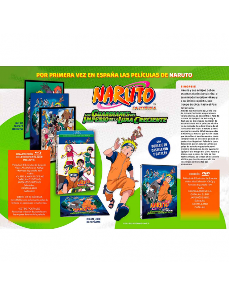 Naruto película 3. Los Guardianes Del Imperio De La Luna Creciente