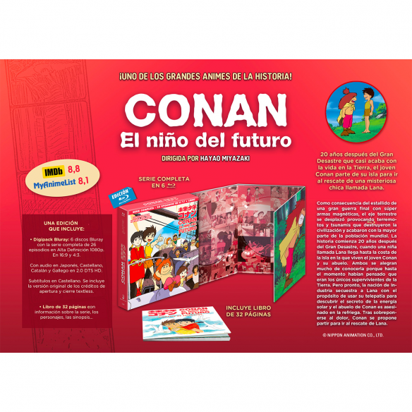 Conan El NiÑo Del Futuro Bluray