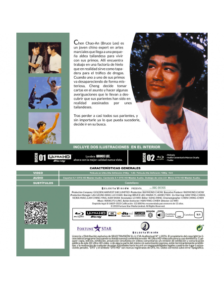 Karate A Muerte En Bangkok. EdiciÓn 4k Ultra Hd + Blu-ray