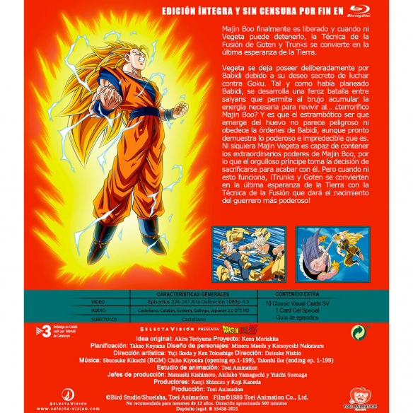 Dragon Ball Z Box 12. Episodios 224 A...