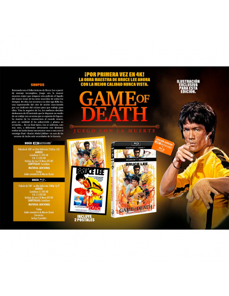 Juego Con La Muerte. EdiciÓn 4k Ultra Hd + Blu-ray