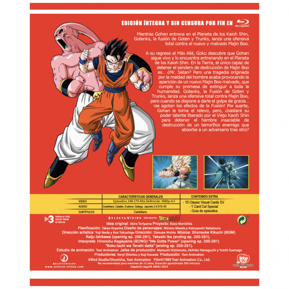 DRAGON BALL Z BOX 13 BLURAY episodios...