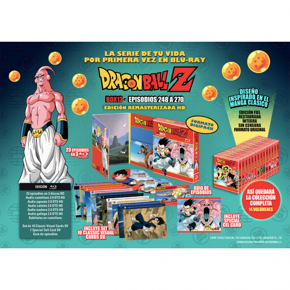 DRAGON BALL Z BOX 13 BLURAY episodios...
