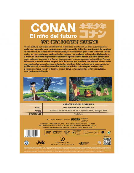 CONAN, EL NIÑO DEL FUTURO. DVD