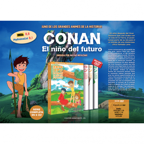 CONAN, EL NIÑO DEL FUTURO. DVD
