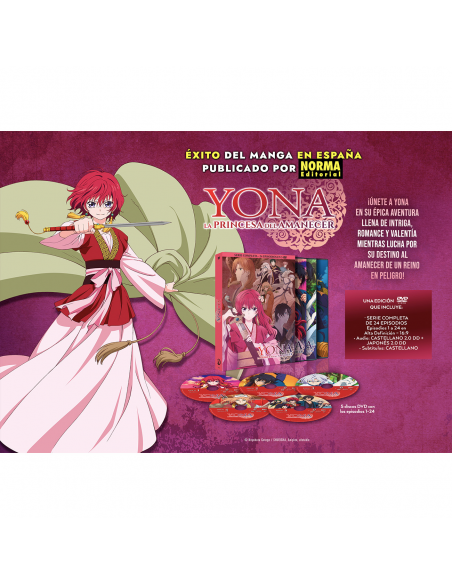 EXCLUSIVA WEB: YONA, LA PRINCESA DEL AMANECER CON SOBRE DE POSTALES EXCLUSIVAS DE REGALO