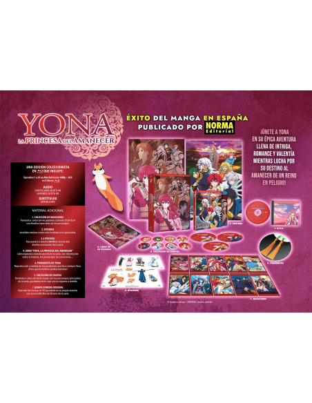 EXCLUSIVA WEB: YONA, LA PRINCESA DEL AMANECER CON SOBRE DE POSTALES EXCLUSIVAS DE REGALO