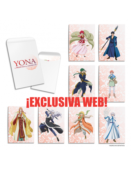 EXCLUSIVA WEB: YONA, LA PRINCESA DEL AMANECER CON SOBRE DE POSTALES EXCLUSIVAS DE REGALO