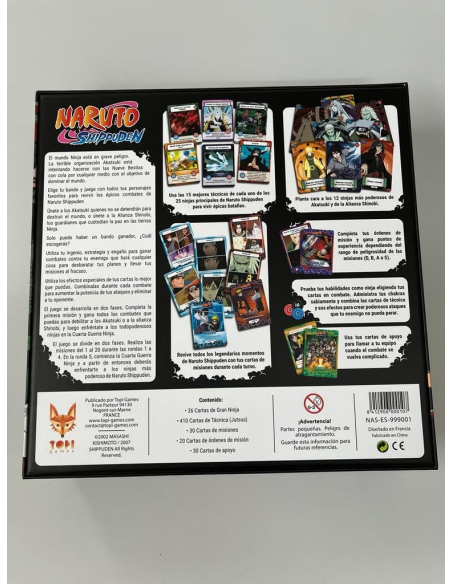 Naruto Shippuden combate de ninjas - Juego de mesa