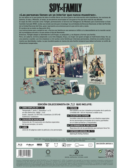 SPY X FAMILY TEMPORADA 1 episodios 1 al 12