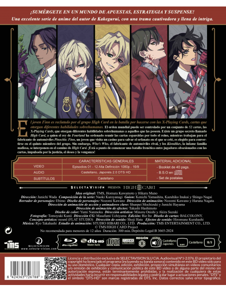 High card temporada 1. Episodios 1 a 12