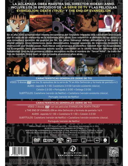 Neon Genesis Evangelion - Edición Digipack DVD