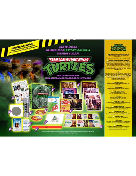 Teenage Mutant Ninja Turtles. EDICIÓN COWABUNGA Bluray (segunda edición)
