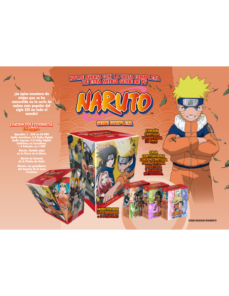 NARUTO MONSTER BOX 2024. DVD (45 DVD)