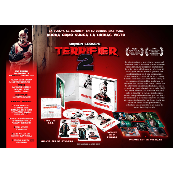 Terrifier 2 Edición coleccionista 4k...