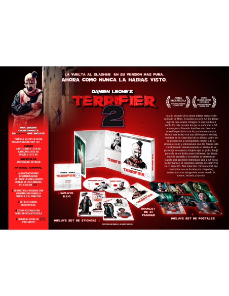 Terrifier 2 Edición coleccionista 4k + Bluray