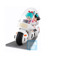 Dragon Ball - Ichibansho-  Bulma y Goku en moto