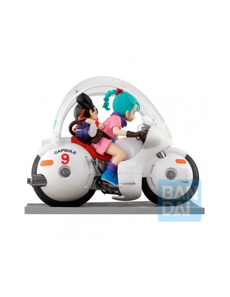 Dragon Ball - Ichibansho-  Bulma y Goku en moto