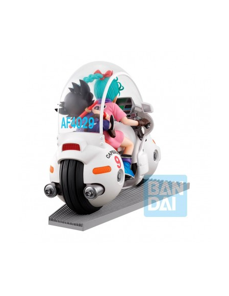 Dragon Ball - Ichibansho-  Bulma y Goku en moto