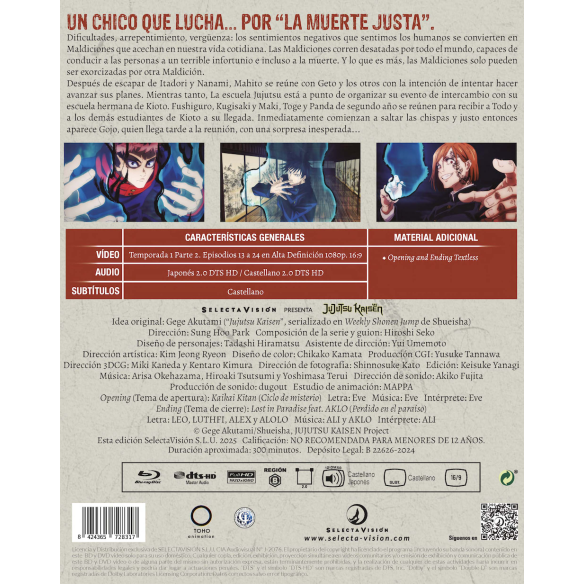 Jujutsu Kaisen Temporada 1 parte 2...