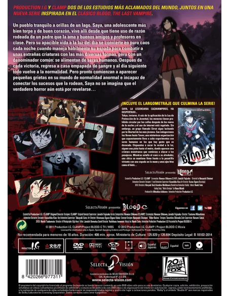 Blood C 12 Episodios + Blood C The Last Dark. Edición Dvd