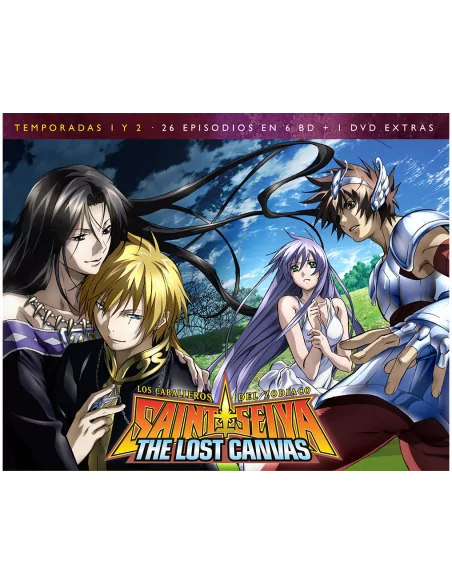 Los Caballeros Del Zodíaco - The Lost Canvas - Temporadas 1 Y 2 - 26 Episodios En 6 Blu-ray + 1 Dvd De Extras