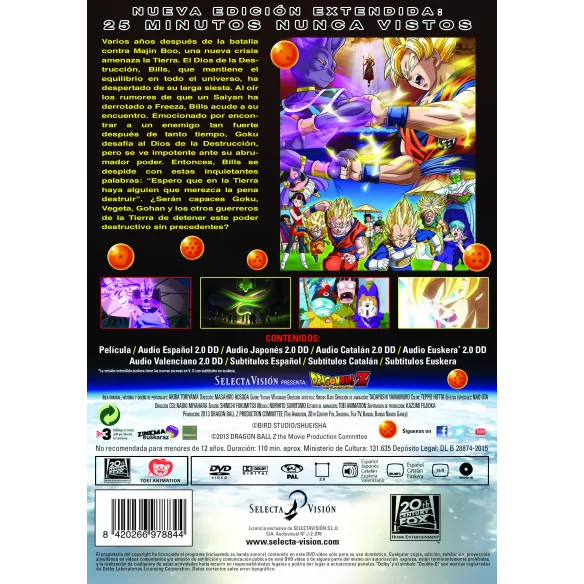 Dragon Ball Z: Battle Of Gods -...