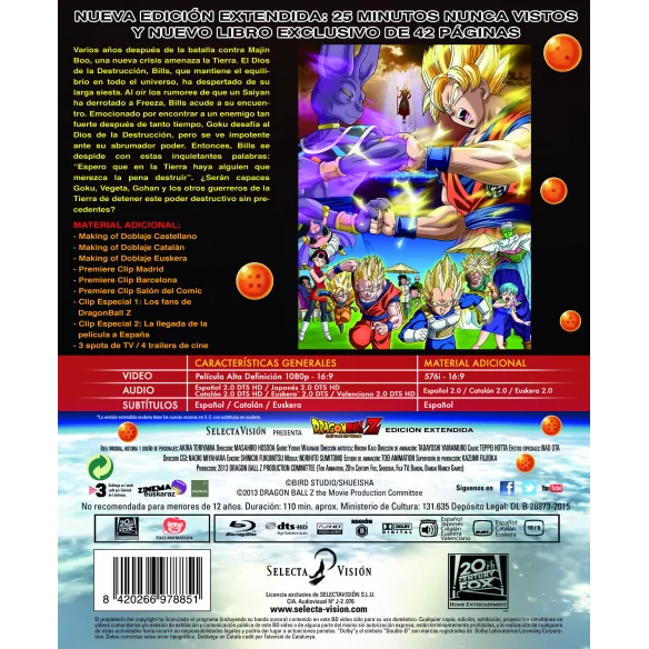 Dragon Ball Z: Battle Of Gods -...