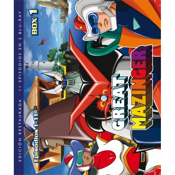 Great Mazinger Box 1.- Edición Bluray.