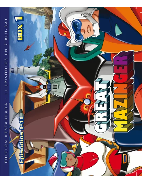 Great Mazinger Box 1.- Edición Bluray.