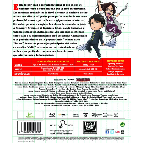 Ataque A Los Titanes Junior High....