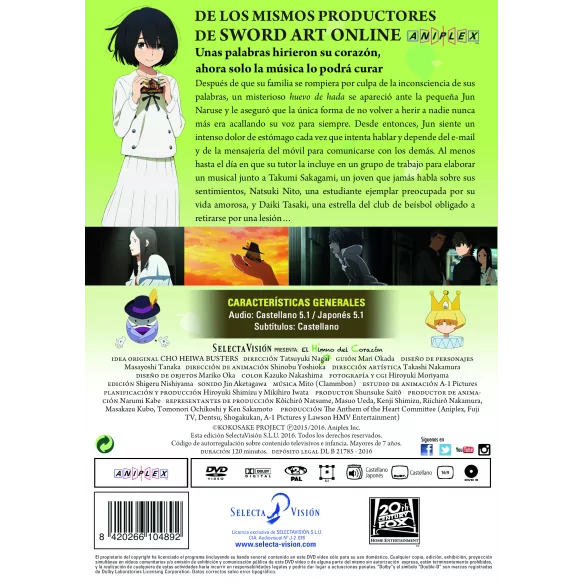 El Himno Del Corazón Dvd