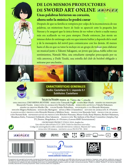 El Himno Del Corazón Dvd