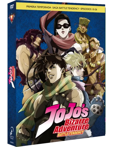 Jojo´s Bizarre Adventure Temporada 1 Parte 2. Battle Tendency. Episodios 10 A 26 Dvd