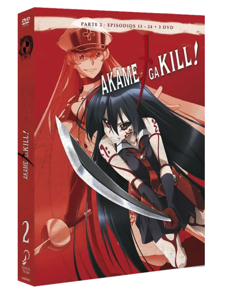 Akame Ga Kill Episodios 13 A 24. Dvd