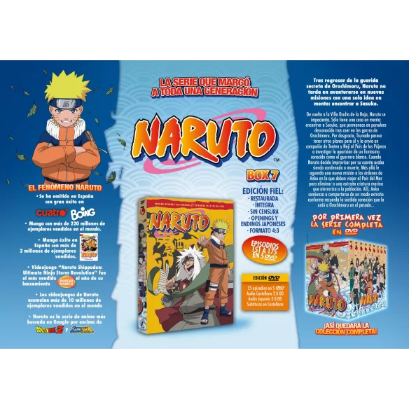 Naruto Box 7 - Dvd