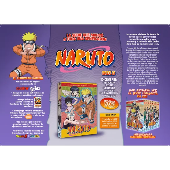 Naruto Box 8 - Dvd