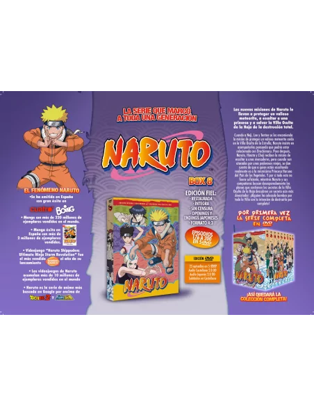 Naruto Box 8 - Dvd