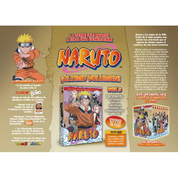 Naruto Box 9 - Dvd