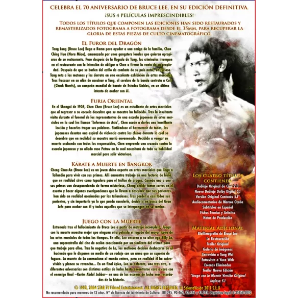 Bruce Lee - Edición Integral 70º...